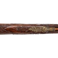 Contemporary Flintlock Jaeger Rifle in the Style of Johann Gratzl