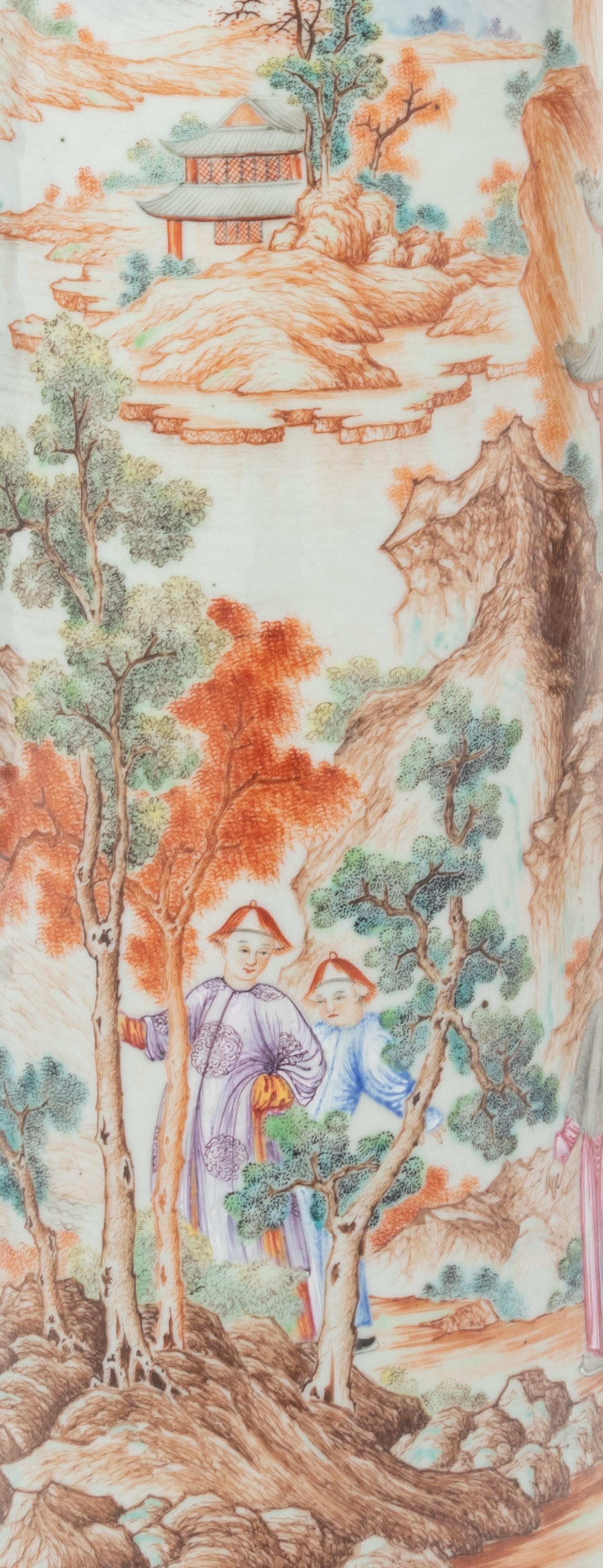A Chinese Export Porcelain Vase