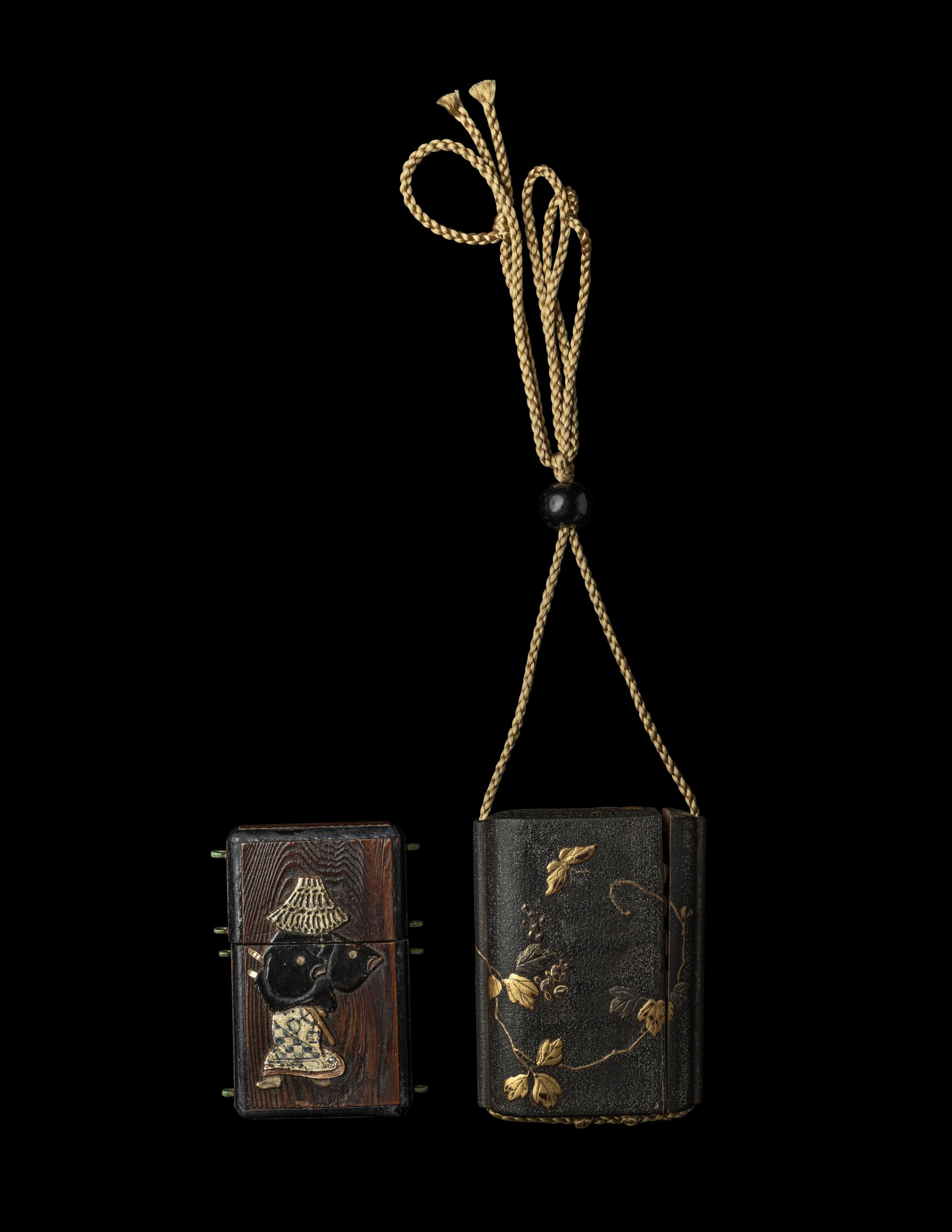 Two Japanese Lacquered Inro