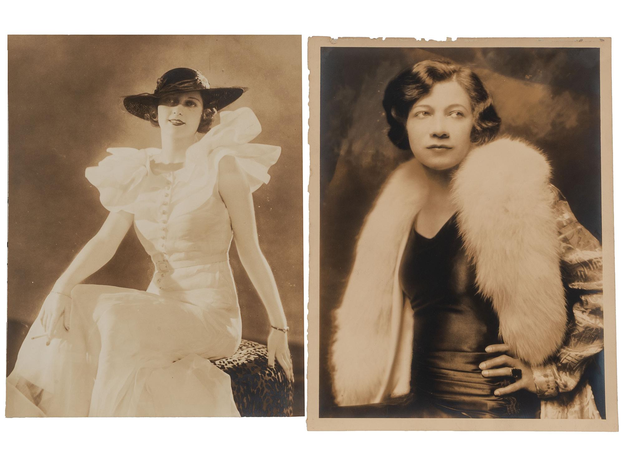 JOHNSTON, Alfred Cheney (1885-1971). Large photographic archive of glass negatives and prints. Ca 1910s-1920s.