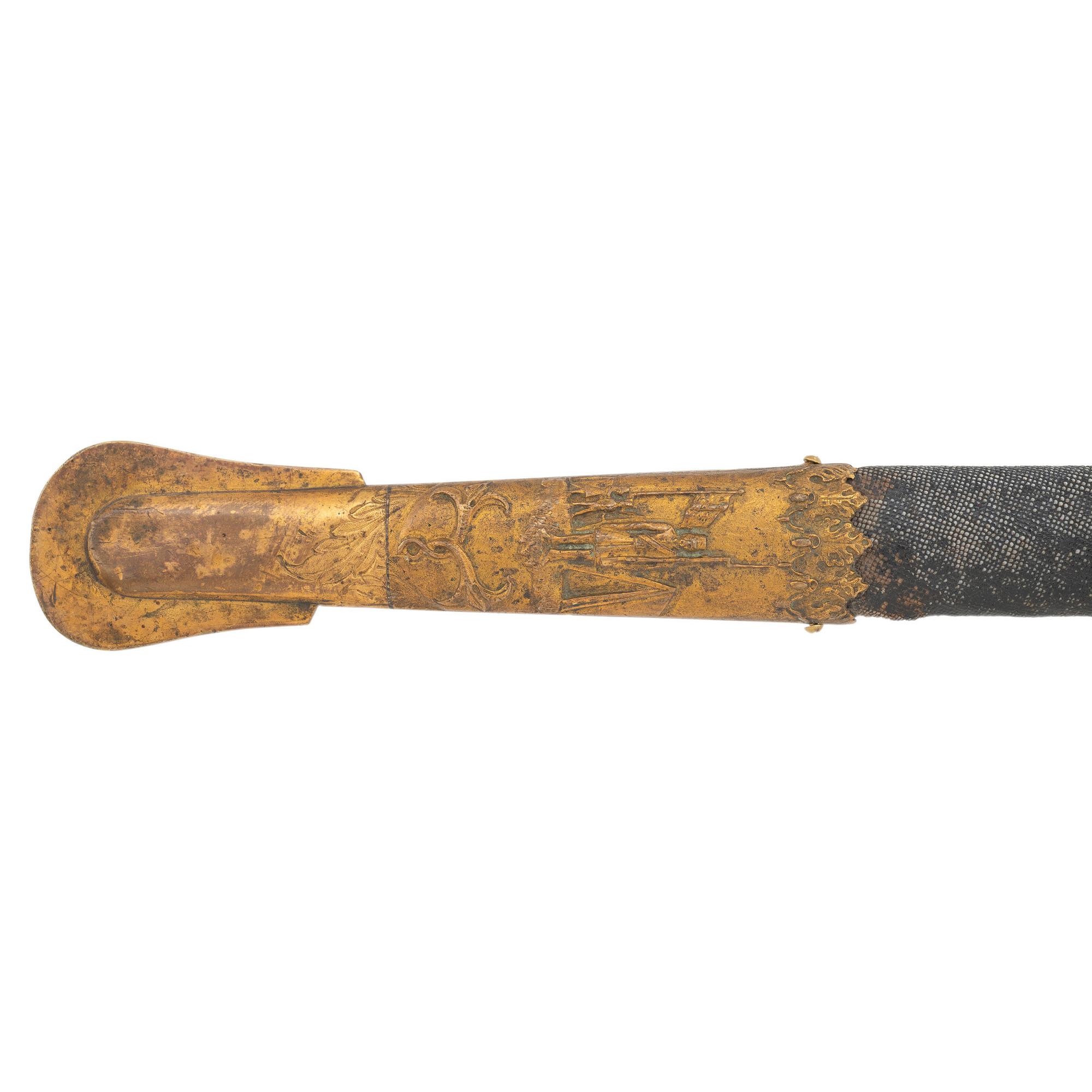 G.W. Simons & Bro. Retailed Collins Model 1850 Foot Officer's Sword Presented to Capt. Joseph Vaughan - 106th PA Volunteers