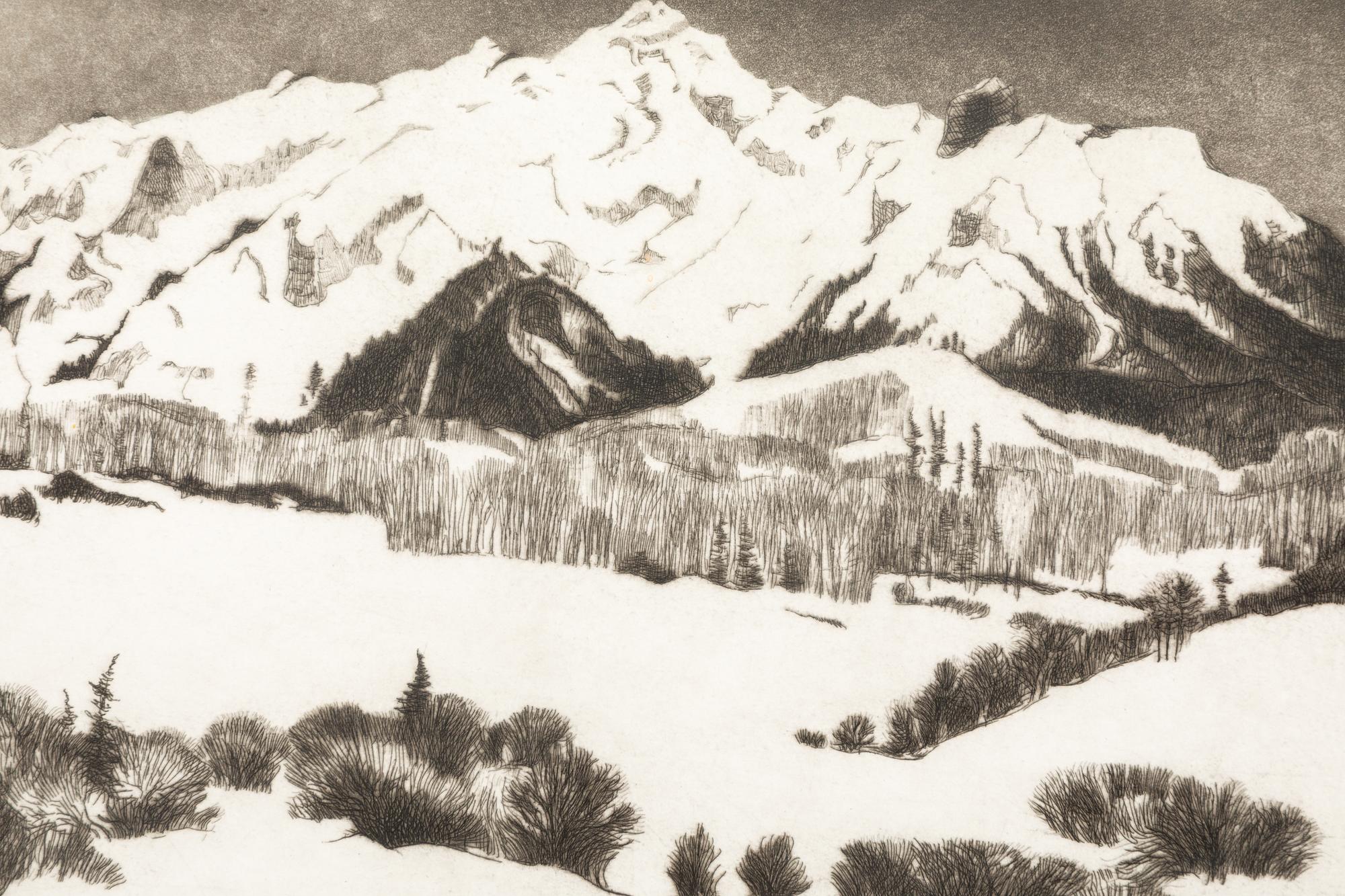 High in the Rockies , Artist's Proof