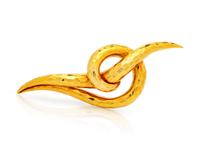 An 18 Karat Yellow Gold Brooch, Dunay,