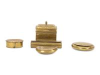 Five English Brass Boxes