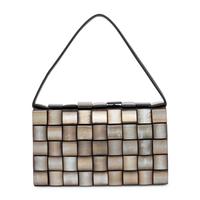 Bottega Veneta, Mother-of-Pearl Embellished Flap Bag