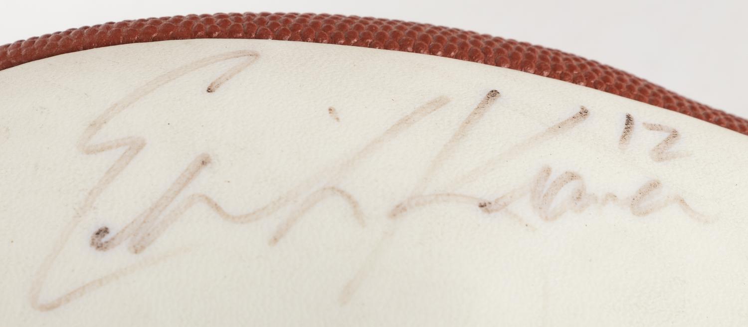 A Chicago Bears Multi Signed Autograph Football Including Walter Payton, Mike Ditka and Dick Butkus (Beckett Authentication Services BAS Certified),