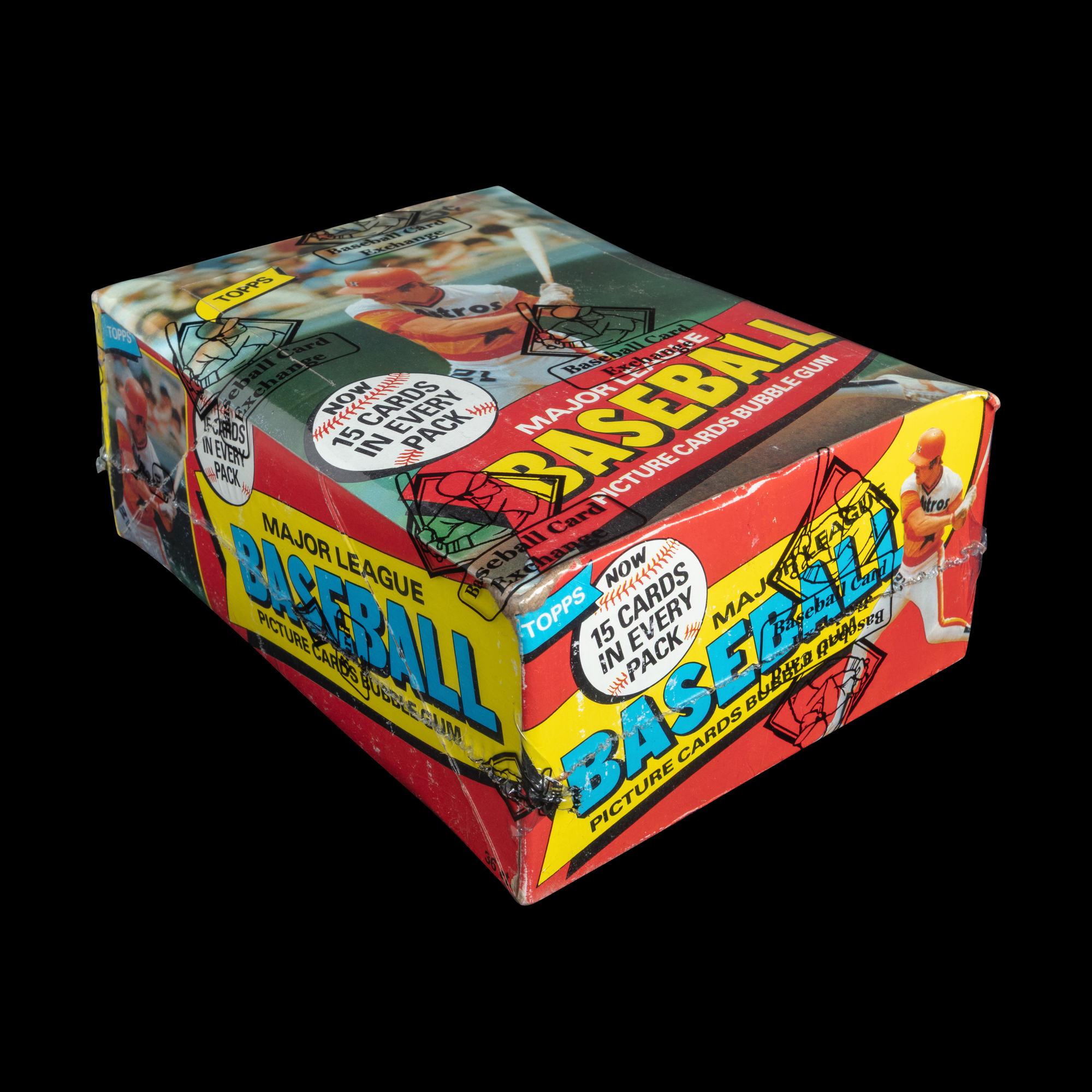 An Unopened Wax Box of 1980 Topps Baseball Cards – Possible Rickey Henderson Rookie (BBCE Certified)