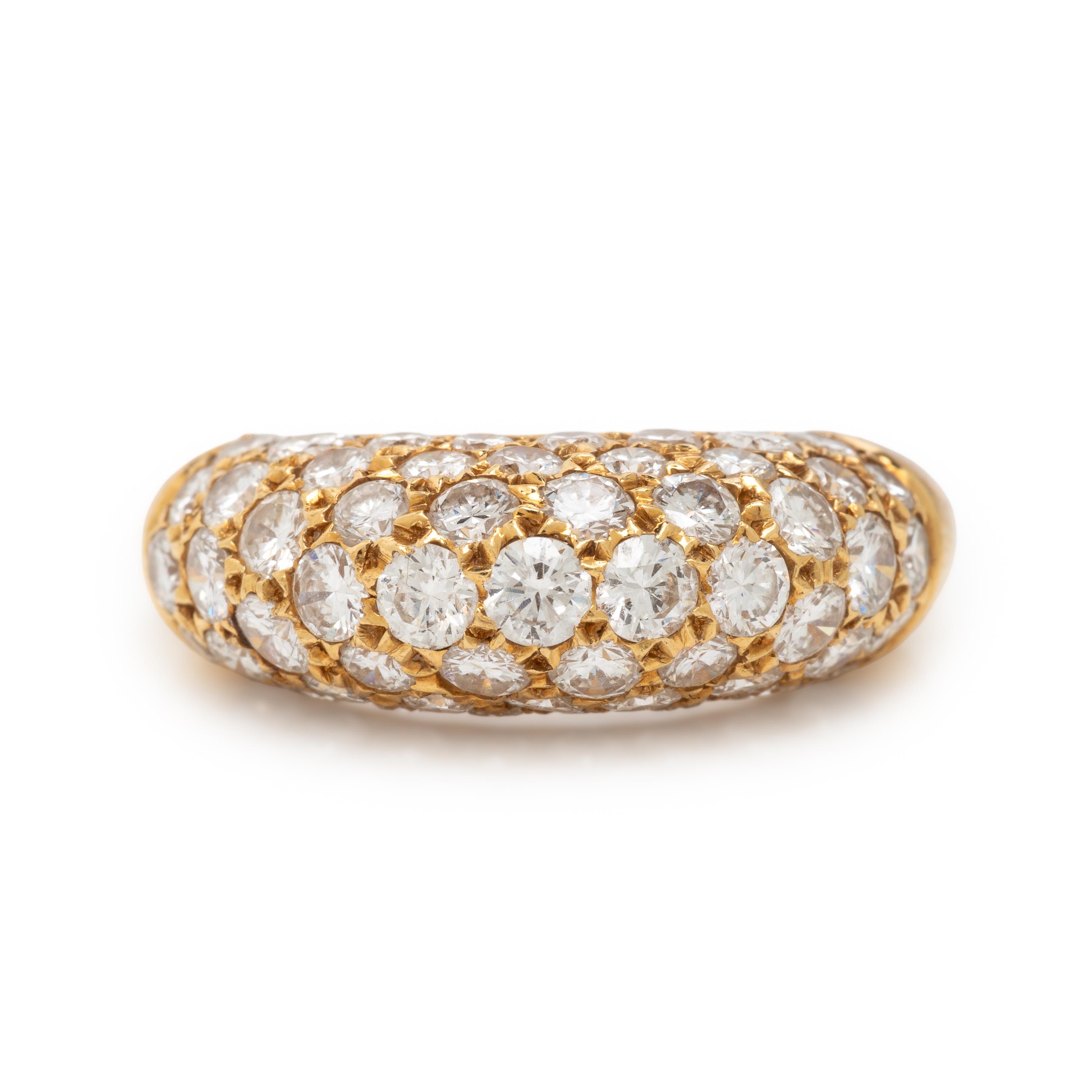 Van Cleef & Arpels, Diamond and Yellow Gold Ring
