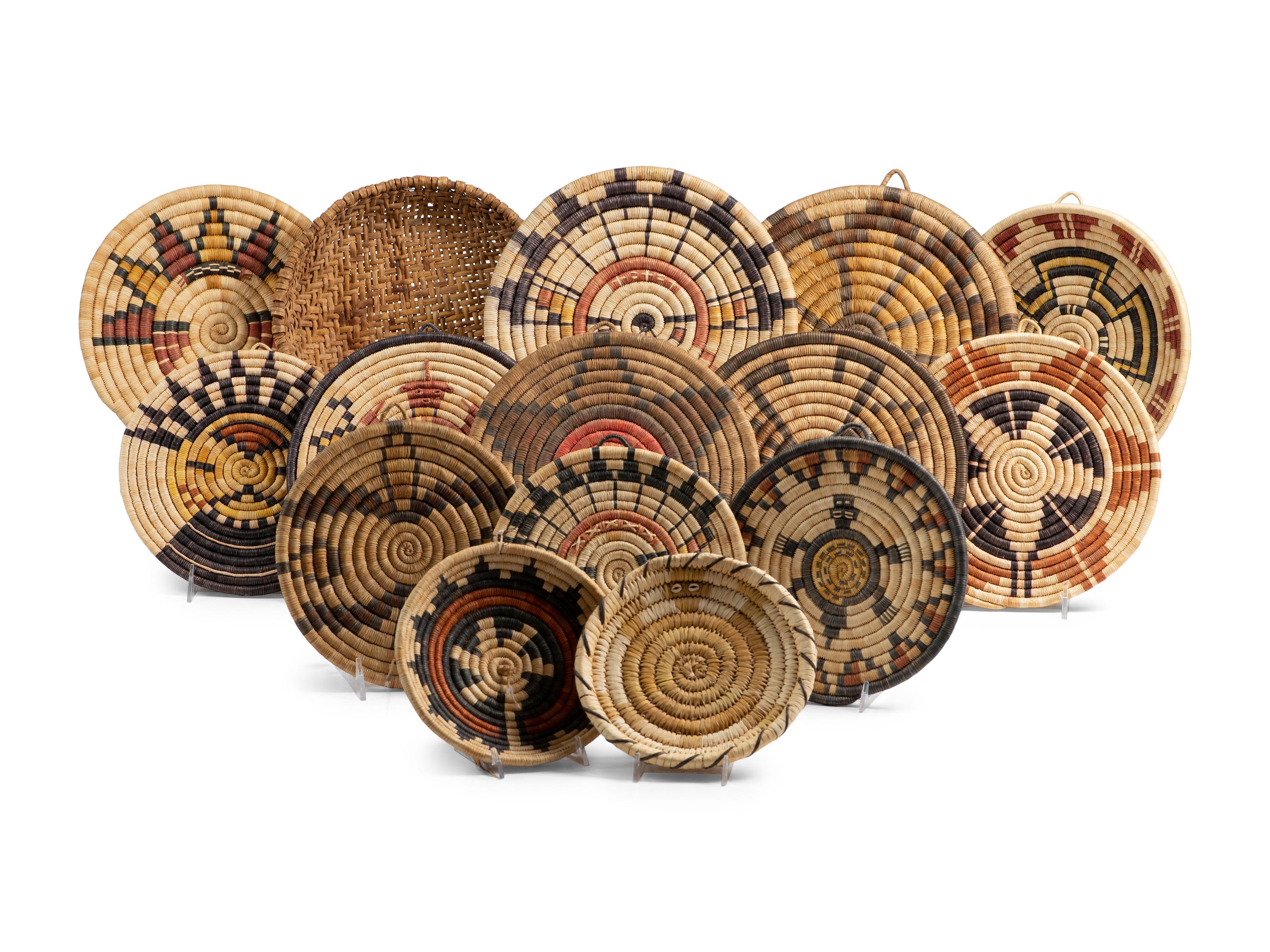 Hopi Second Mesa Basketry Plaques