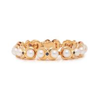 CULTURED PEARL AND SAPPHIRE BRACELET