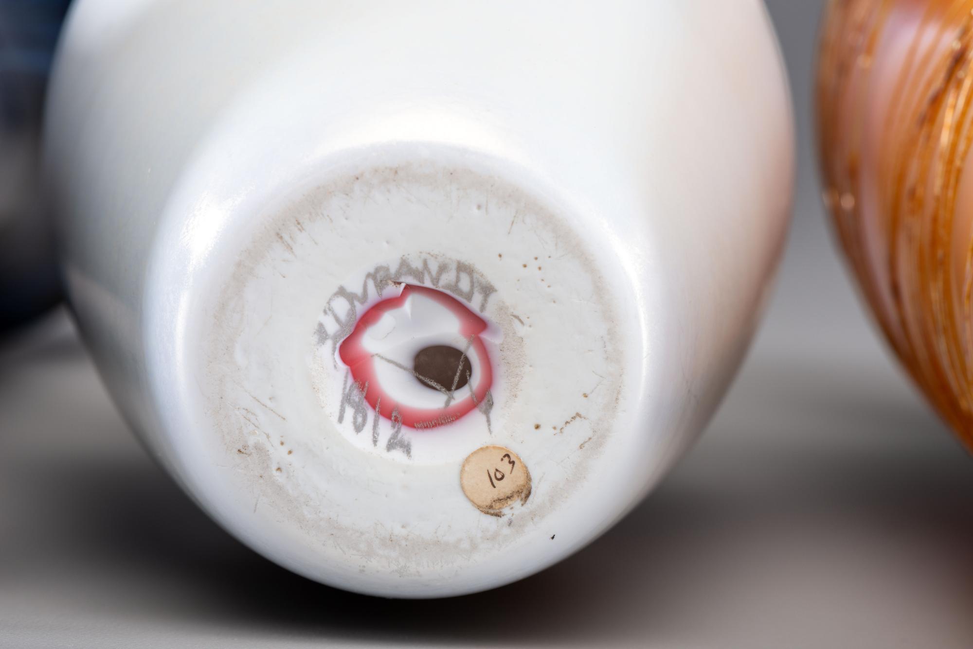 Eight American Art Glass Vases