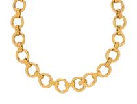 YELLOW GOLD CABLE CHAIN NECKLACE