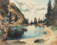STANDLEY, H.L. A group of 7 colored reproductions of photographs after H.L. Standley of Colorado scenes.