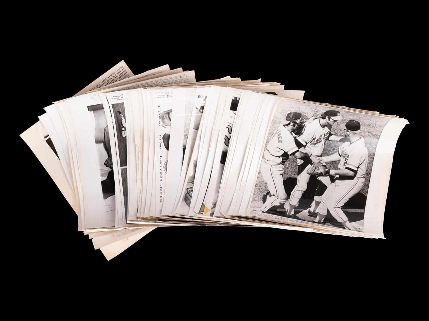 A Group of Over 60 Original Baltimore Orioles 1960s Type One News Photographs (Including Brooks Robinson and Frank Robinson),