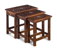 A Set of Syrian Walnut Nesting Tables