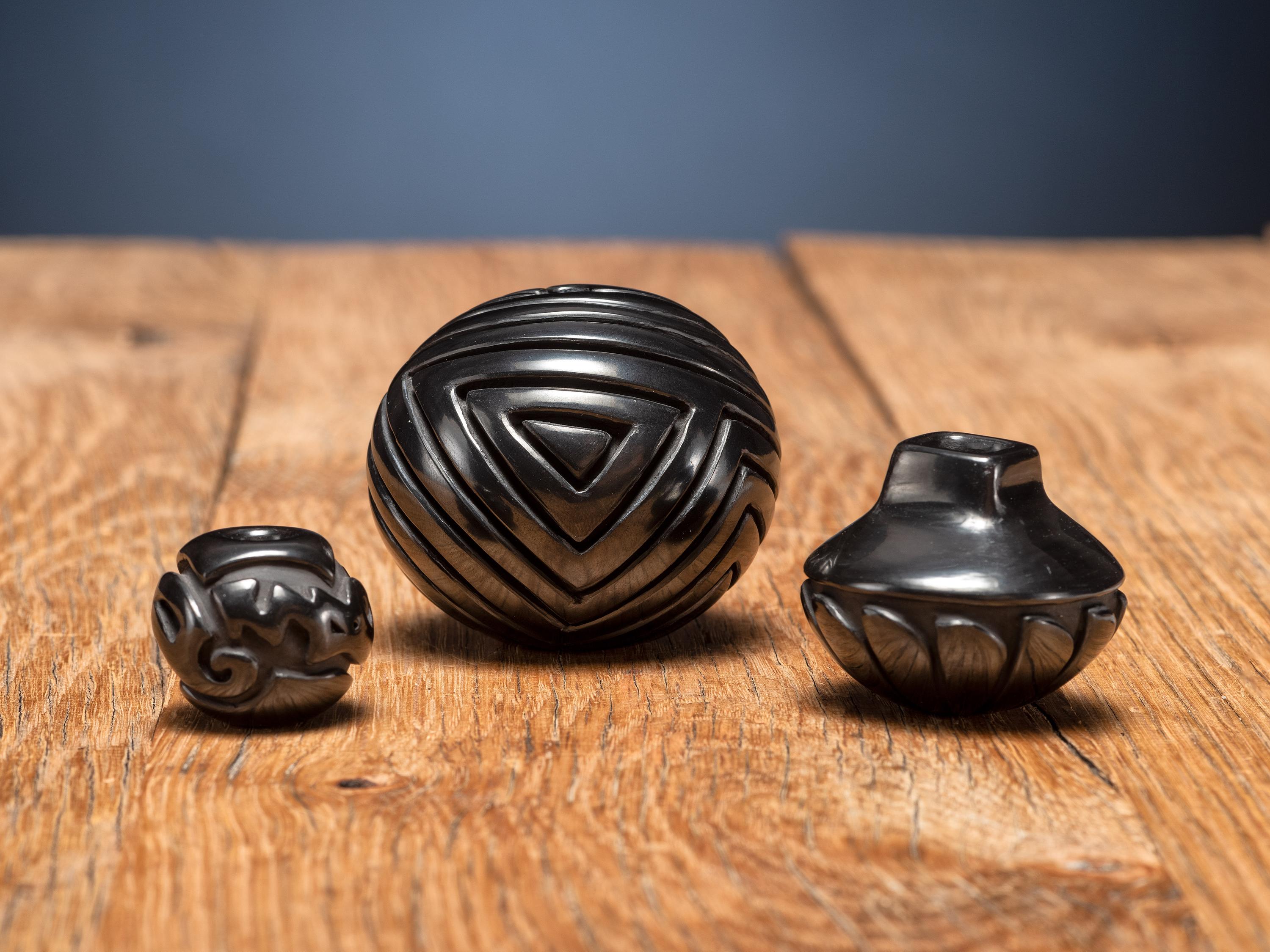 Miniature Blackware Pottery
