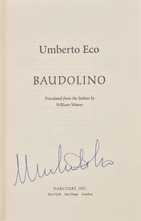 [Literature] Eco, Umberto: Group of 7 Signed Novels, Including 6 First Editions
