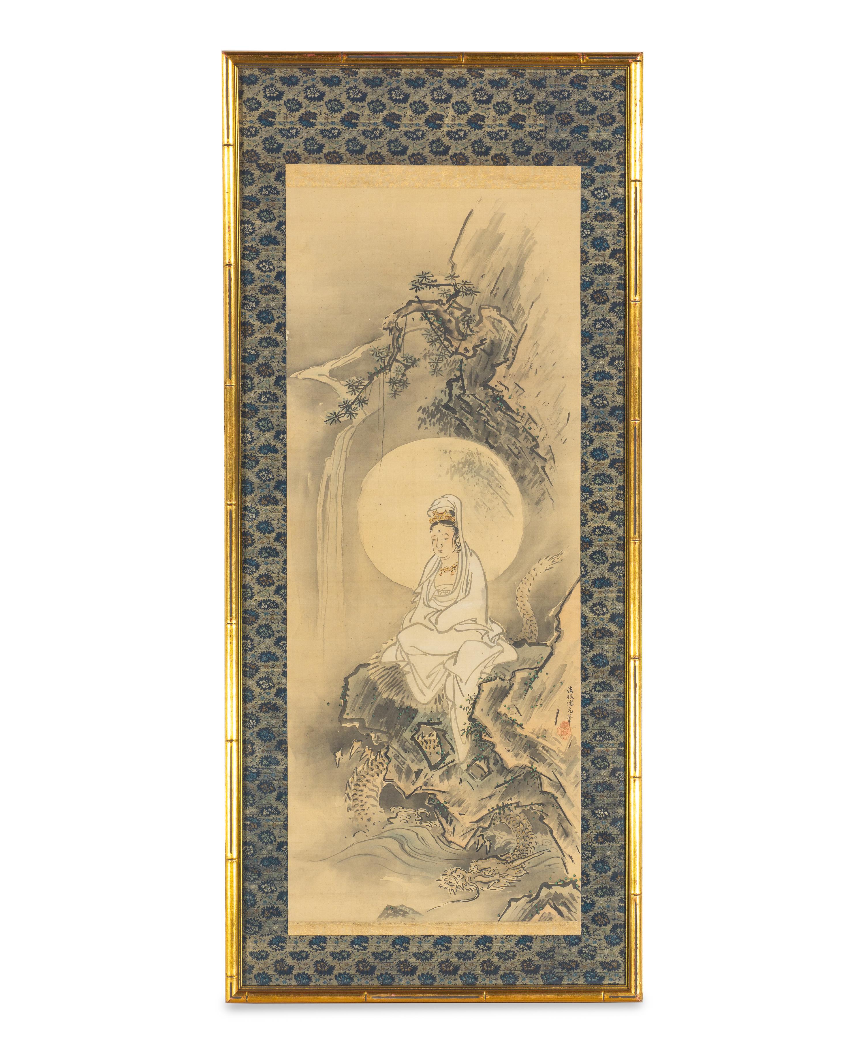 A Japanese Ink and Color Painting