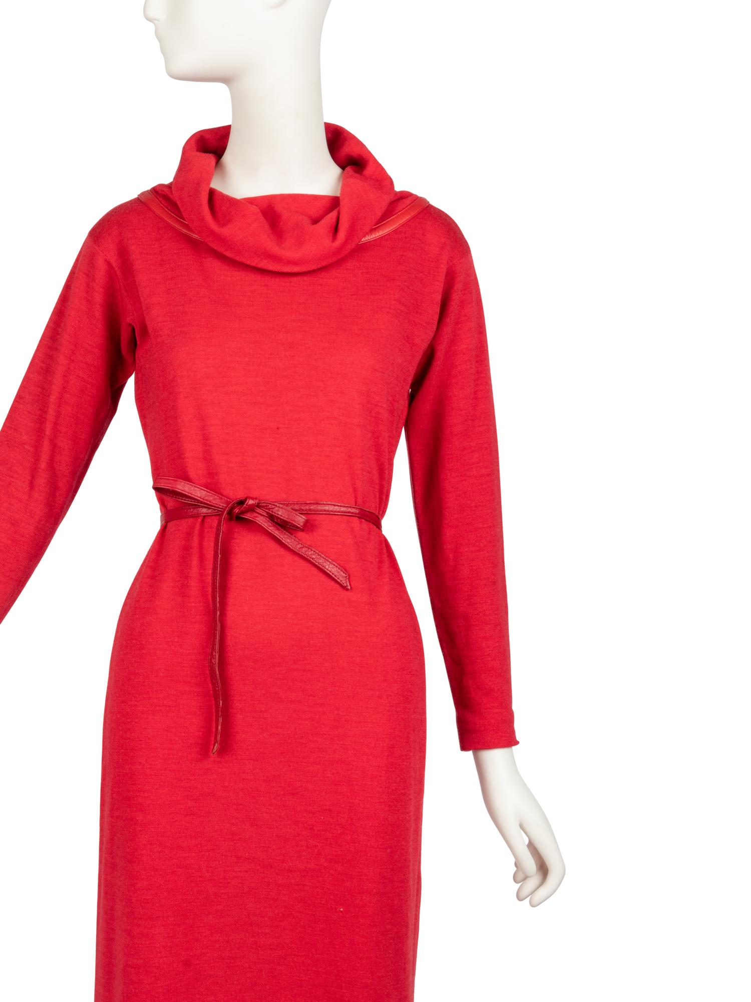 Bonnie Cashin Cape, Coat with Belt, Dress with Belt, Hooded Sweater, Two Sketches, 1960-70s
