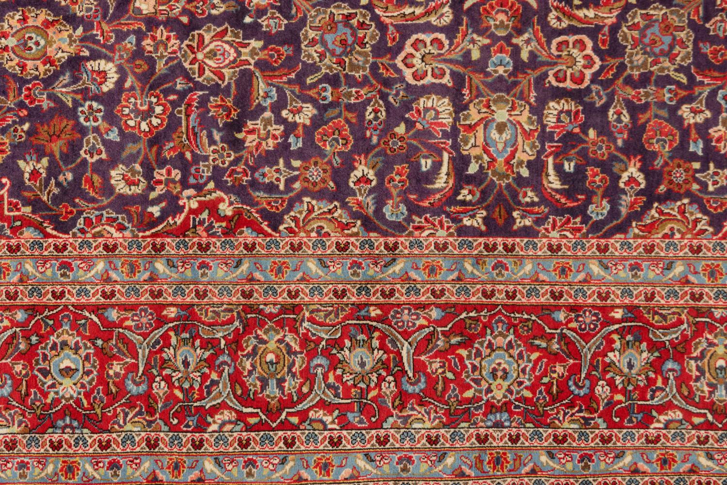A Kashan Wool Rug