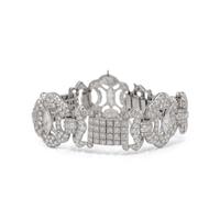 PLATINUM AND DIAMOND BRACELET