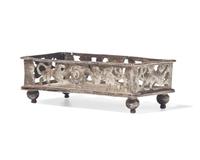 A Wrought Iron Footed Openwork Stand, French, 17th / 18th Century