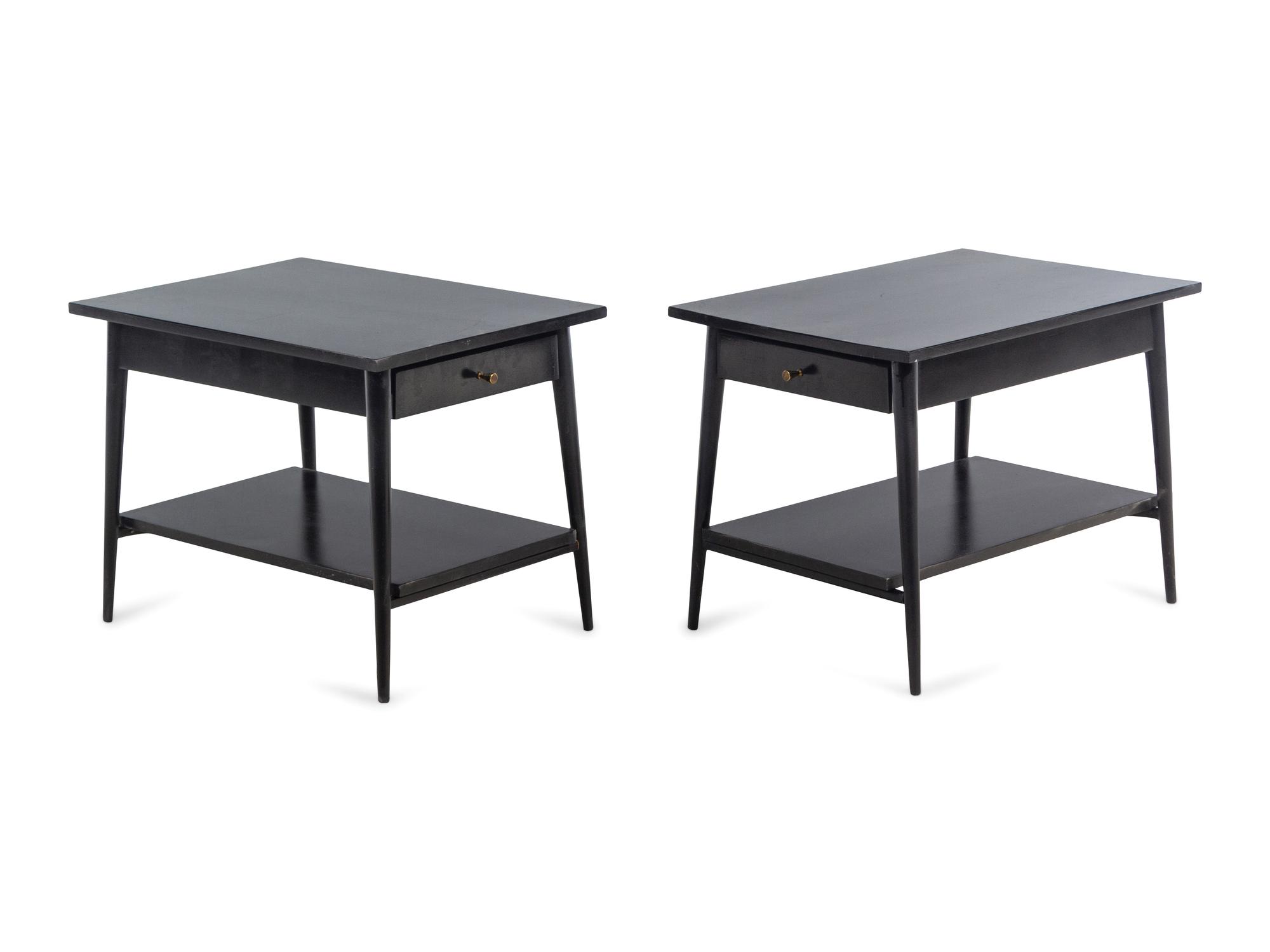 Pair of Planner Group End Tables, Winchendon, USA