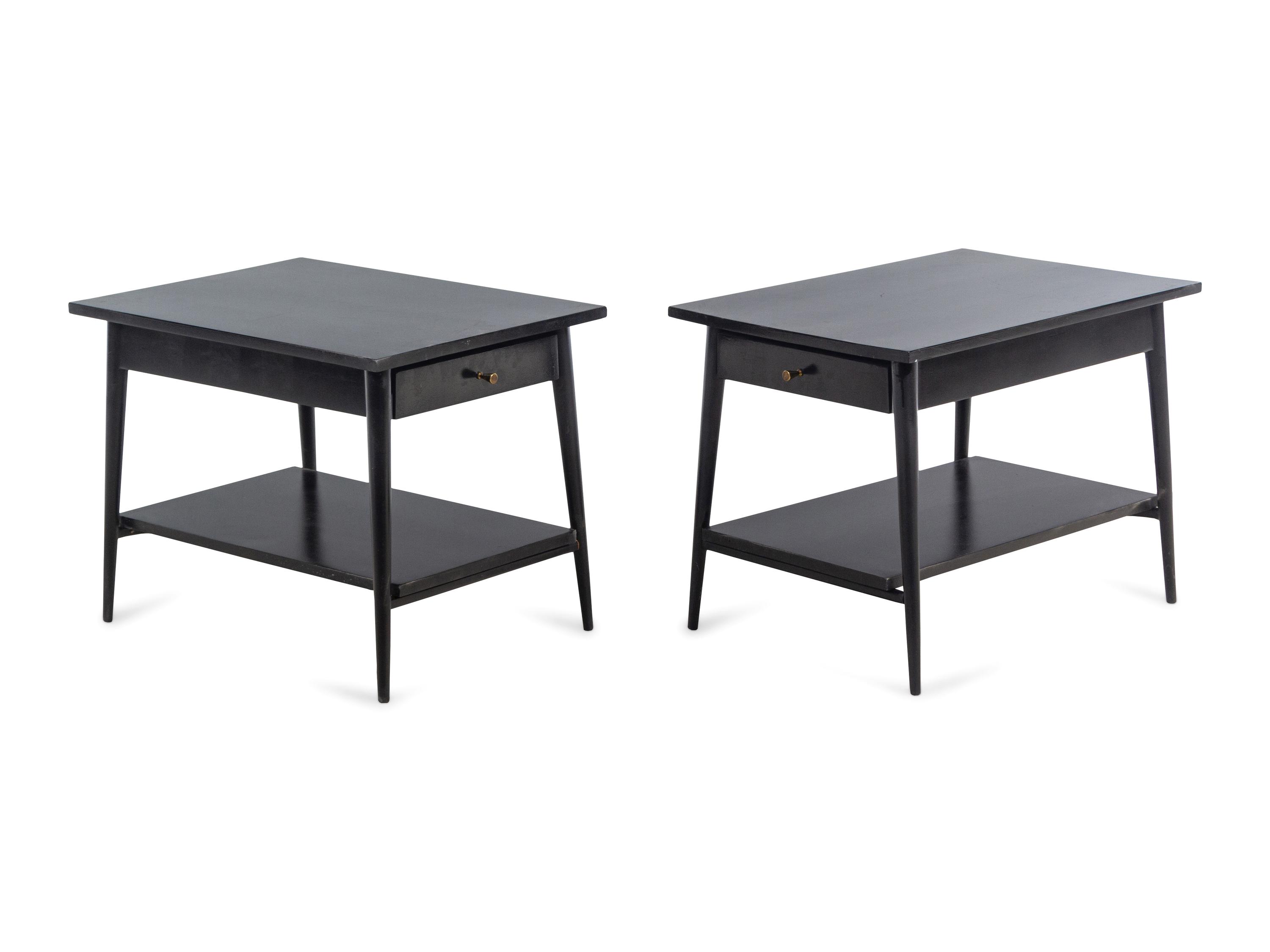 Pair of Planner Group End Tables, Winchendon, USA