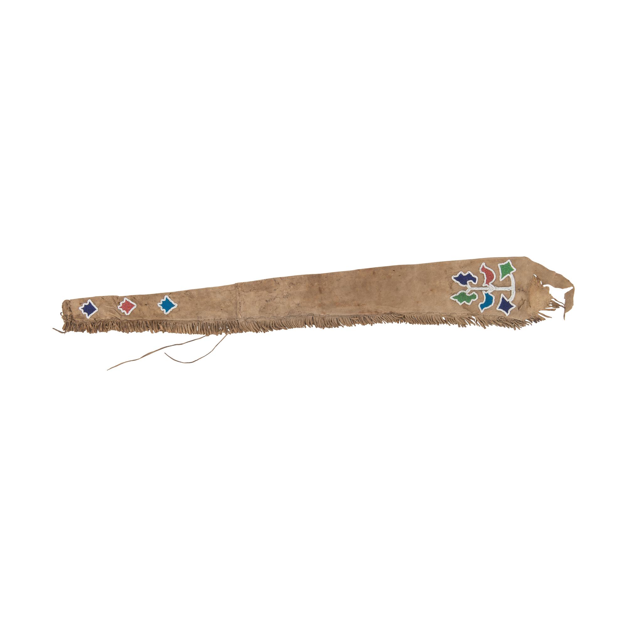 Prairie Beaded Hide Rifle Scabbard