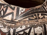 Zuni Polychrome Pottery Olla