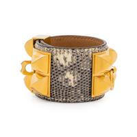 Hermès, Collier de Chien Bracelet in Salvator Lizard