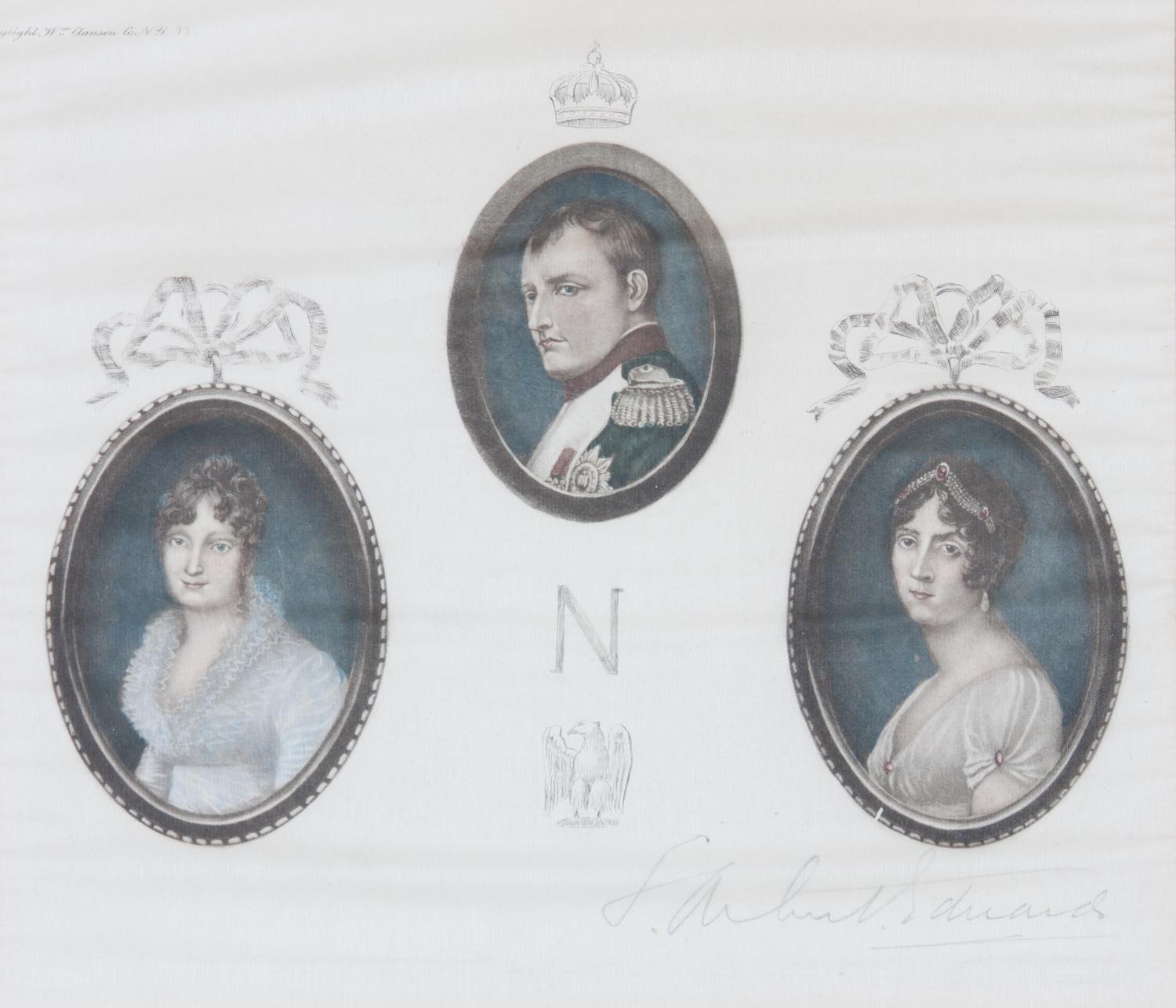 Six French Engravings of Royalty and Aristocracy Largest: 13 1/2 x 16 3/4 inches. — PRIMARILY 19TH CENTURY