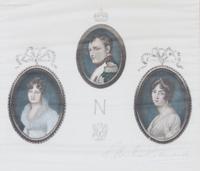 Six French Engravings of Royalty and Aristocracy Largest: 13 1/2 x 16 3/4 inches. — PRIMARILY 19TH CENTURY