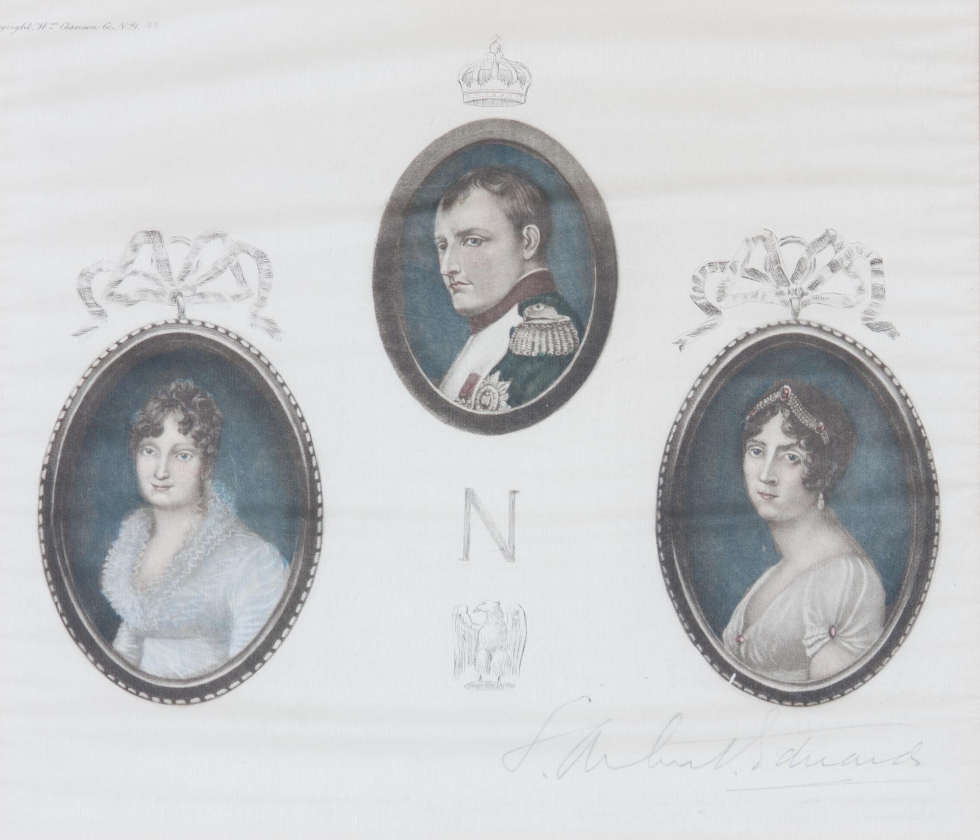 Six French Engravings of Royalty and Aristocracy Largest: 13 1/2 x 16 3/4 inches. — PRIMARILY 19TH CENTURY
