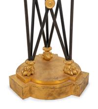 A Pair of Grand Tour Gilt and Patinated Bronze Athéniennes