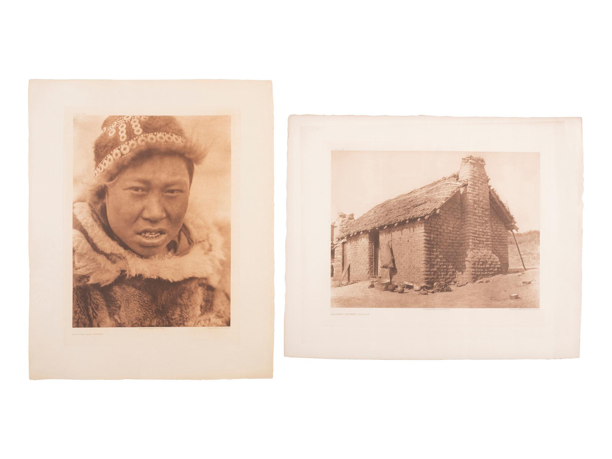CURTIS, Edward (1868-1952). A group of 25 portfolio photogravures from the North American Indian.
