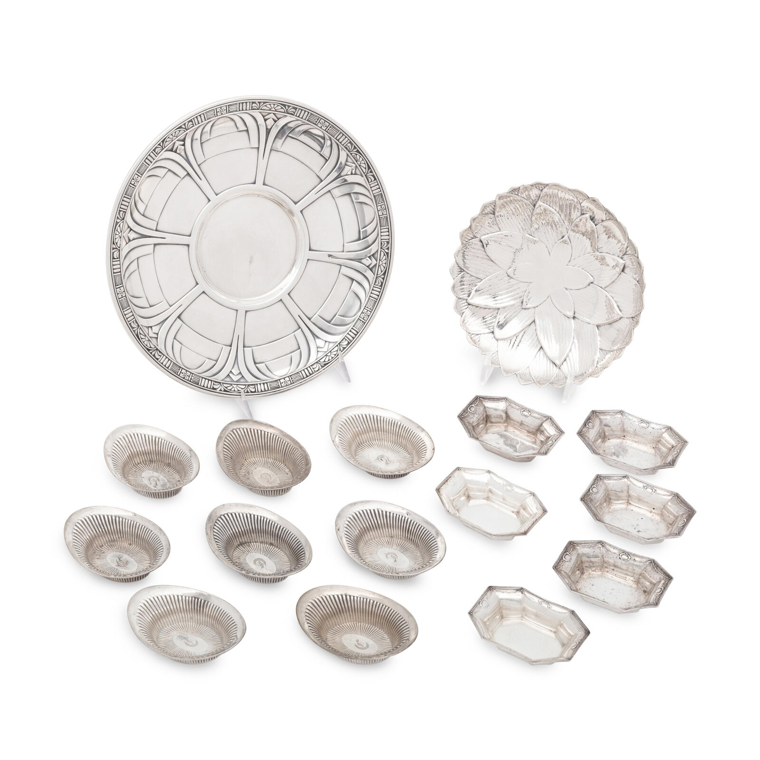 A Group of Fifteen American Silver Table Articles