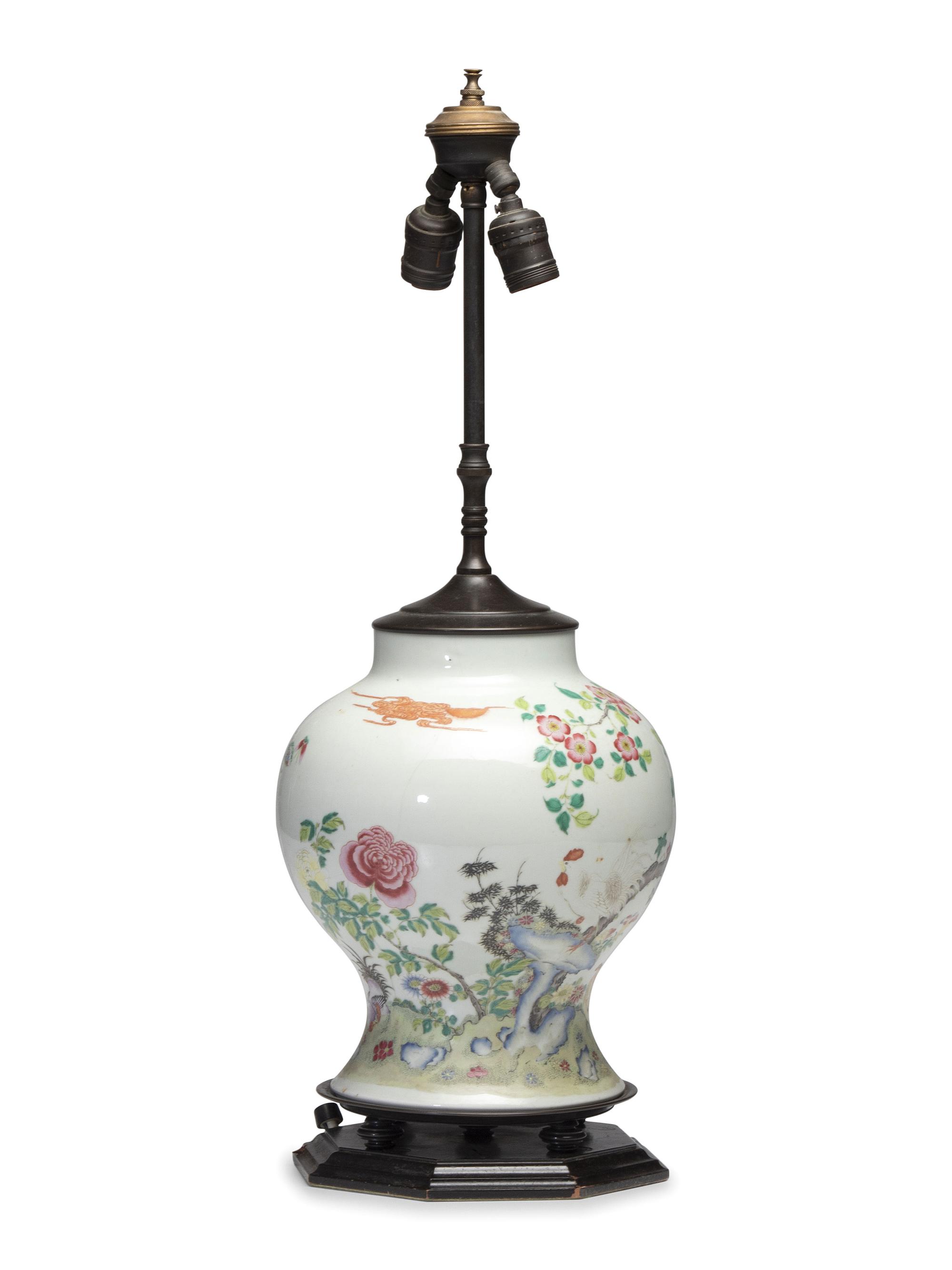 A Chinese Famille Rose Porcelain Jar