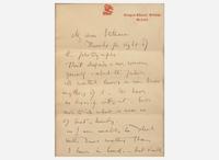 [Literature] Ruskin, John: Autograph Letter, signed