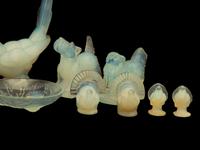 A Large Group of Sabino Opalescent Glass Figurines — 19th/20th Century