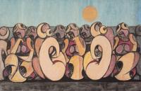 Dominic Colanzi, (Italian, 20th Century), Confidenze, 1998