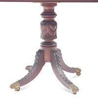 A Classical Carved Mahogany Card Table