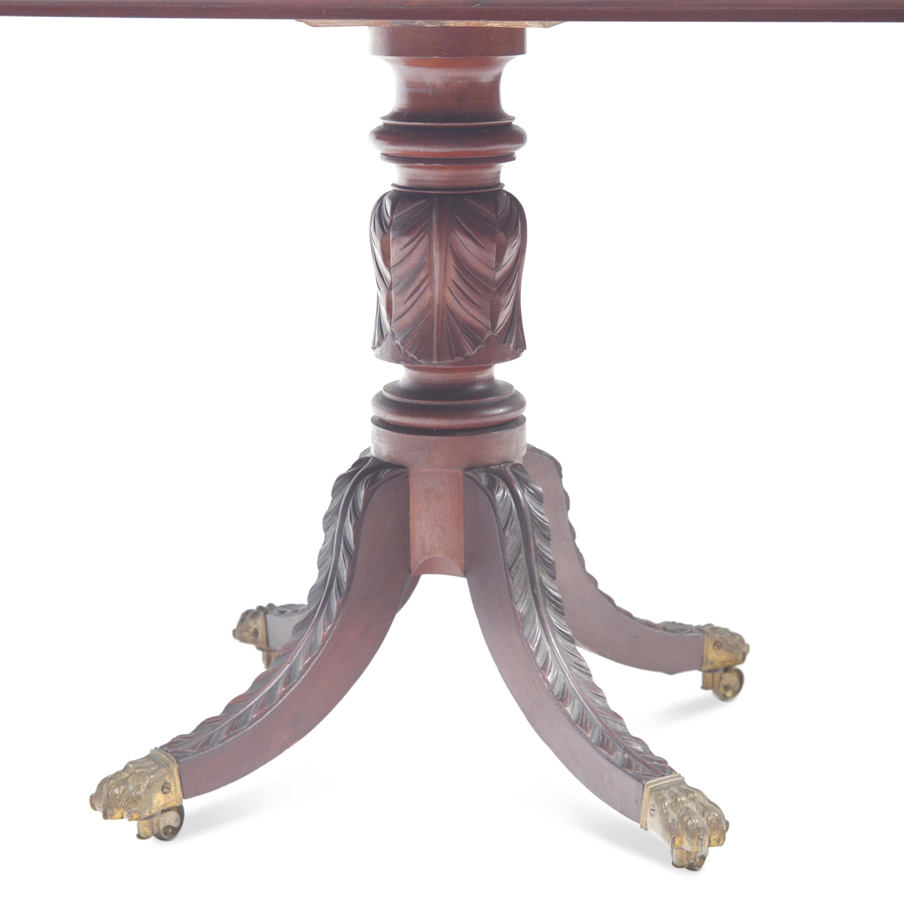 A Classical Carved Mahogany Card Table