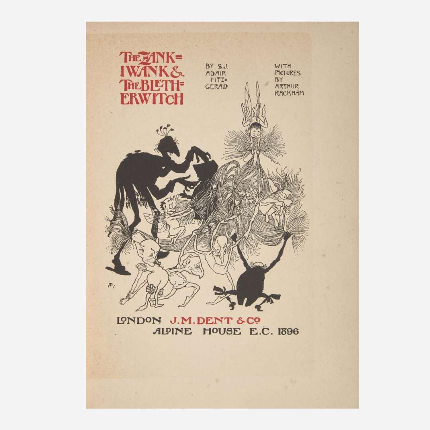[Children's & Illustrated] [Rackham, Arthur] Fitz-Gerald, S.J. Adair The Zankiwank & The Bletherwitch