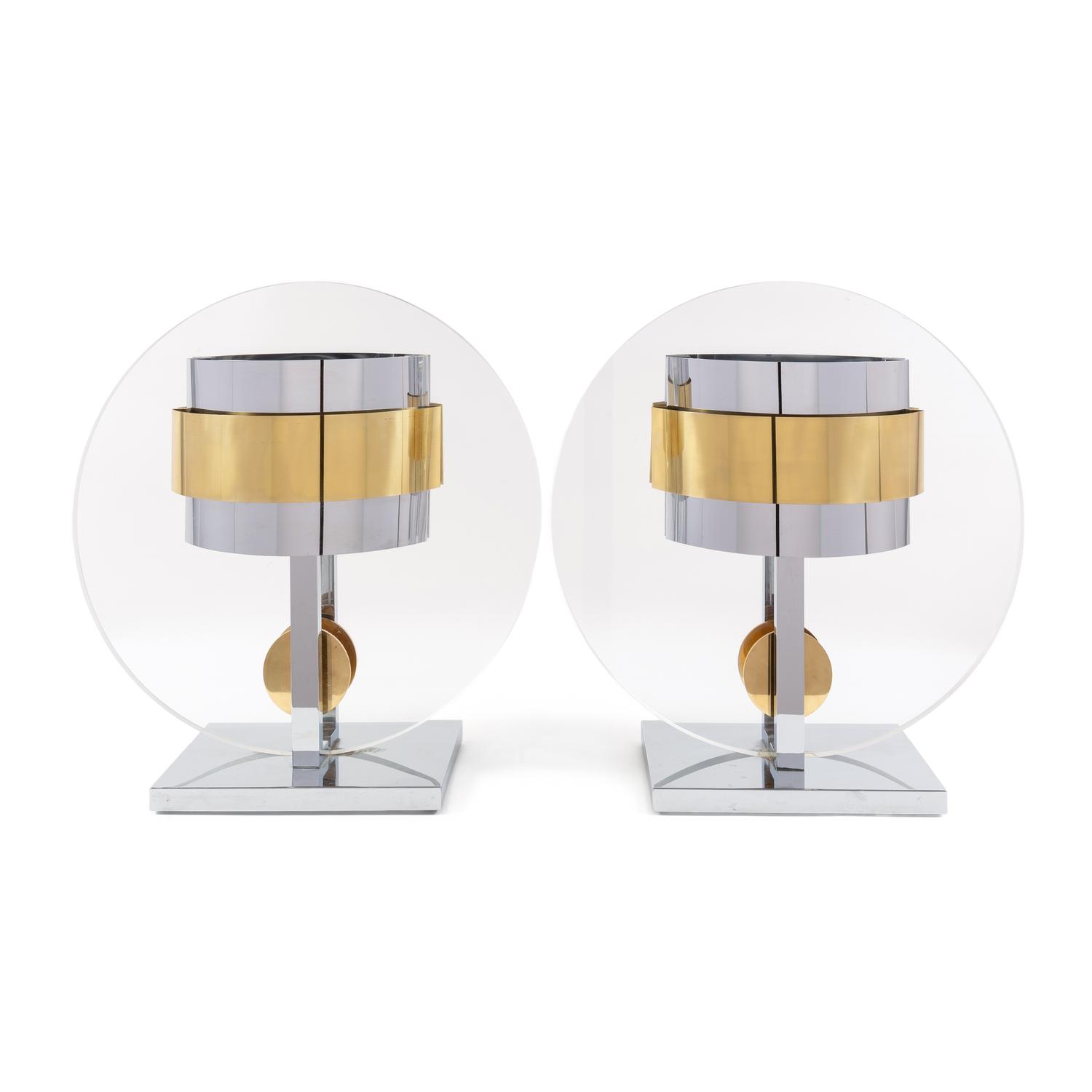 Pierre Cardin (French, 1922-2020) — Pair of Lamps, c. 1980