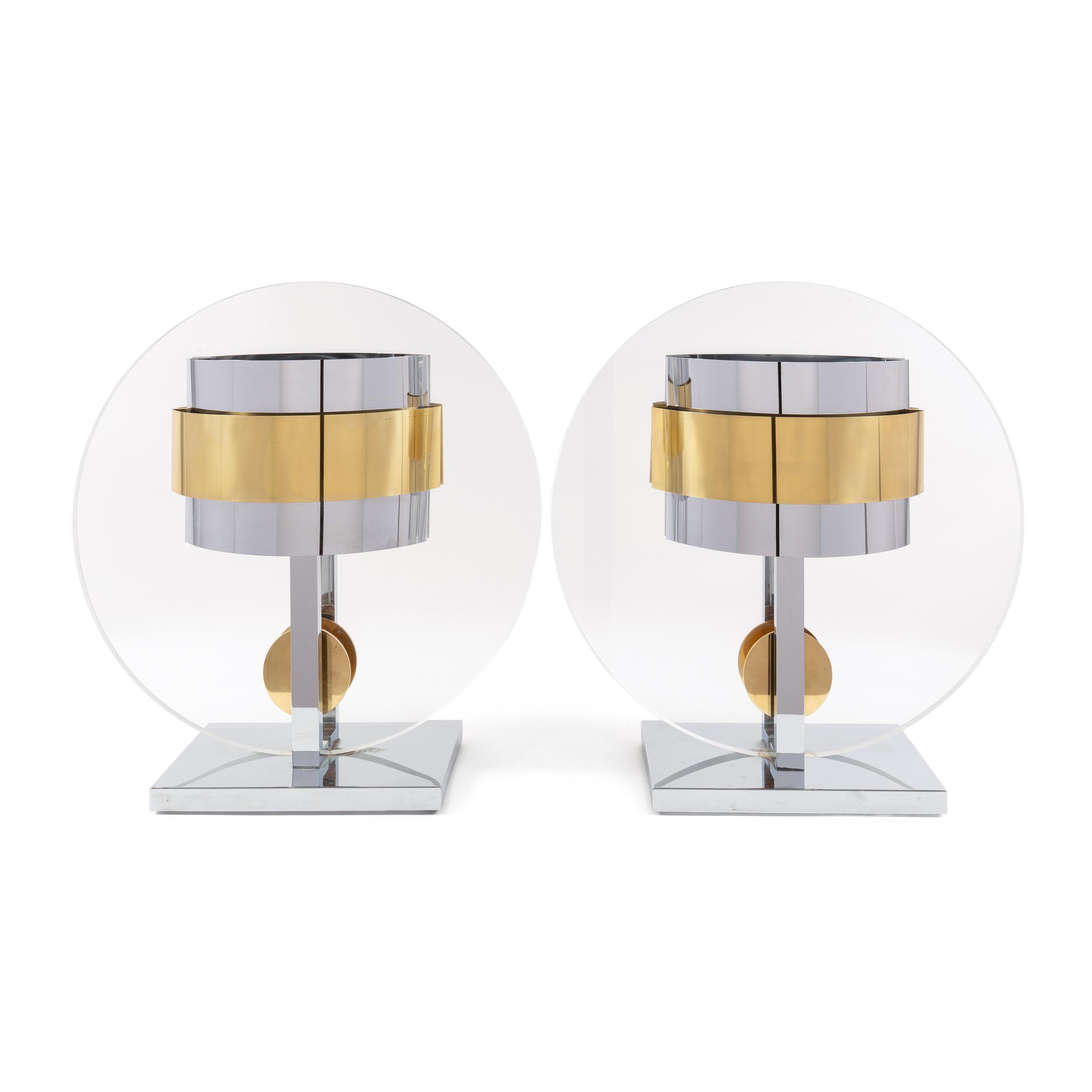 Pierre Cardin (French, 1922-2020) — Pair of Lamps, c. 1980