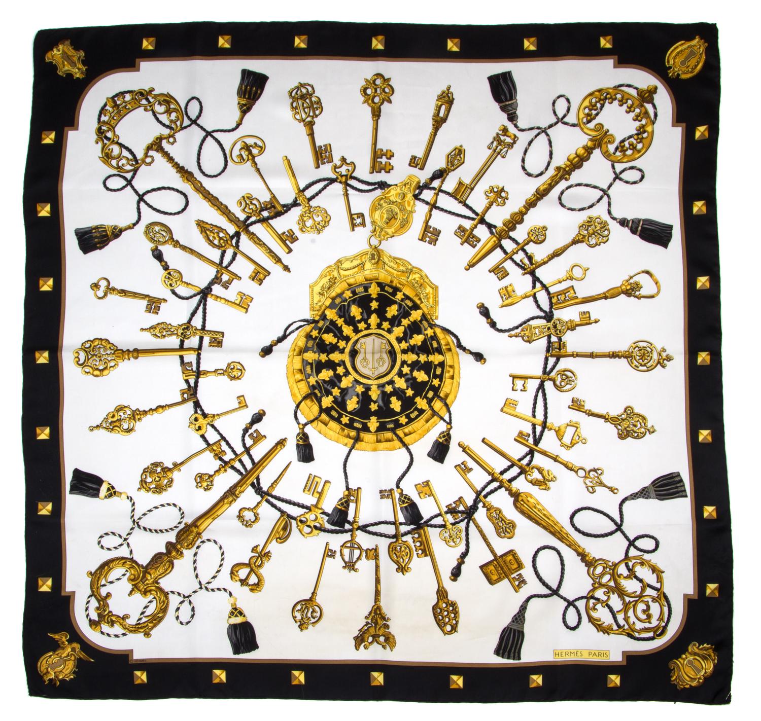An Hermes 90cm Silk Scarf, 36" x 36".