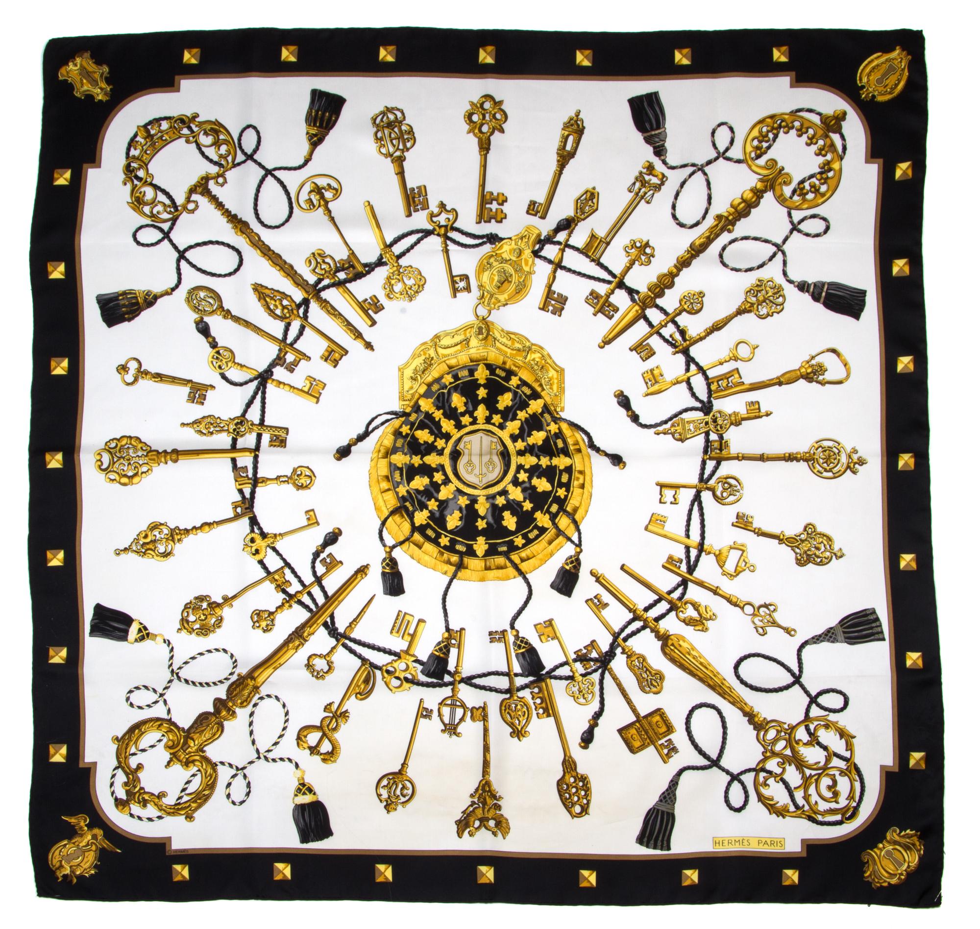 An Hermes 90cm Silk Scarf, 36" x 36".
