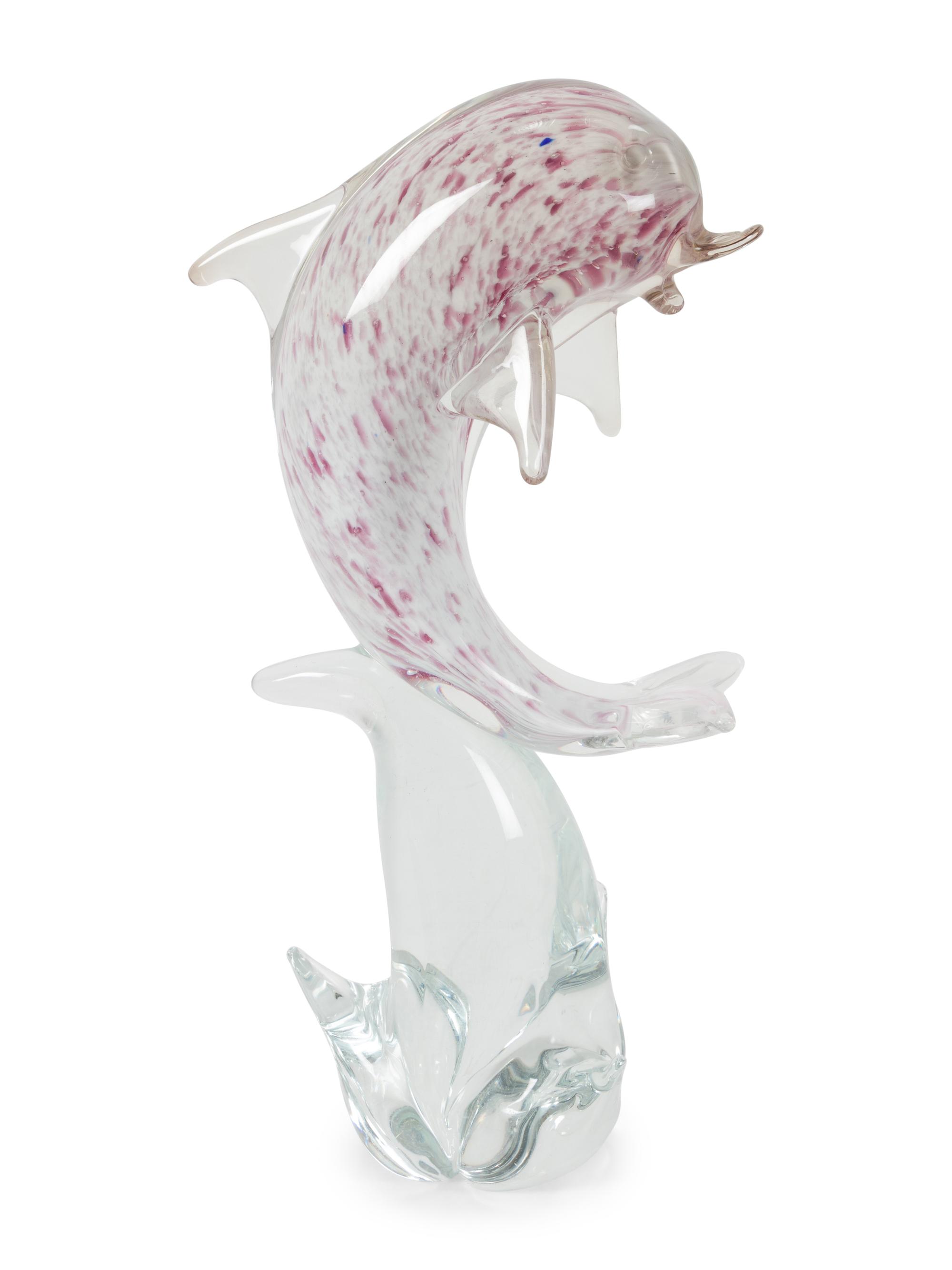 A Group of Four Murano Glass Objects