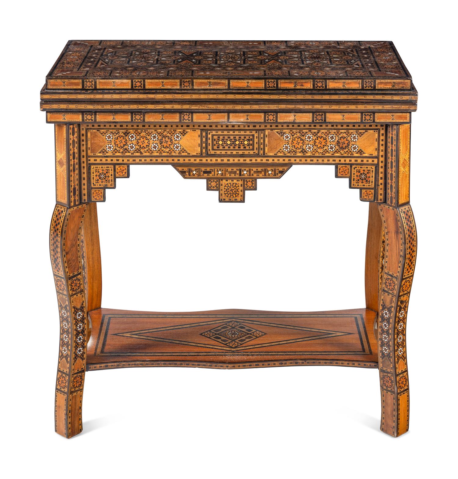 A Levantine Marquetry Game Table